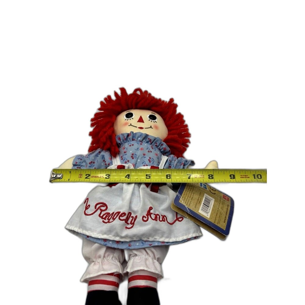 Handmade By Aurora Hasbro Raggedy Ann Plush 14" Doll With Tag - Picture 10 of 15